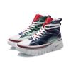 Li Ning Textile, TPU Cushioning Slip Resistant Abrasion Resistant High top Casual Shoes Women's Blue AGCP388-16