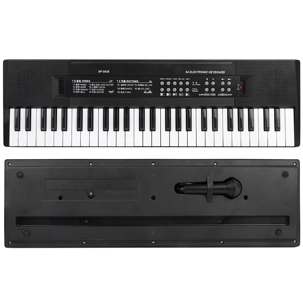 Electronic Organ Microphone and Recording Function 54‑Key Piano Keyboard BF‑5438
