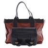 Chloe By Color Tote Bag 01-13-62-65 Brown / Black Leather Unisex Used