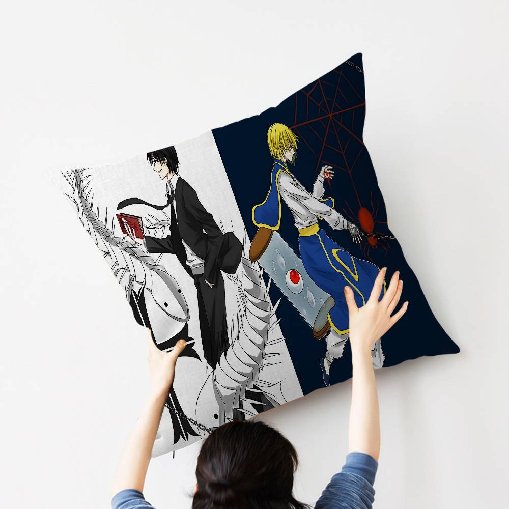 Anime Hunter X Hunters Personalized Pillow Dust Cover Bedroom Kids Party Decoration Pillowcase Birthday Children Gift