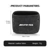 FBK3   2025 Hot Leather Grid Hanging Storage Bag Waterproof Org. w/Charging Port For Mercedes Benz AMG W202 W212 W213 W220 W221 W222 C1