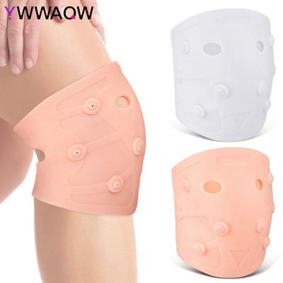 Durable And Safe 1Pcs Silicone Knee Bracesmagnetic Knee Compression Support Sleeve Bracethickened Patella Knee Pads Sport Protectors