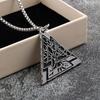 Vintage Stainless Steel Tree of Life Pendant Necklace Unisex Durable Hypoallergenic Jewelry Gift