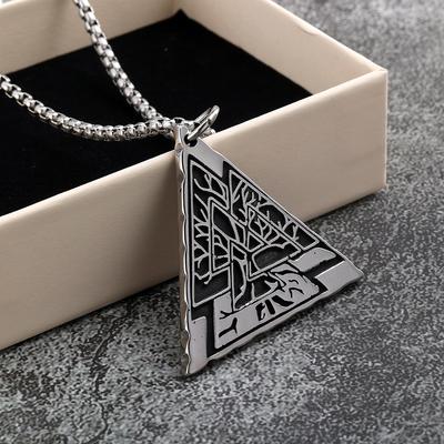 Vintage Stainless Steel Tree of Life Pendant Necklace Unisex Durable Hypoallergenic Jewelry Gift