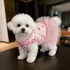 New Pet Clothes Thin Dog Summer Cat Dog Clothes Skirt Lace Floral Pieces Breathable Skin Friendly Dog Teddy Beard Corgi