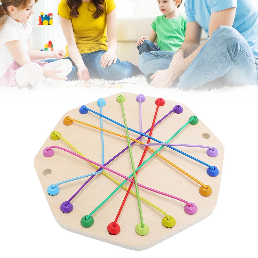 Seilknackspiel für Kinder: Knotenrätsel, soziales Brettspiel zur Förderung von Logik, Denkvermögen und Konzentration