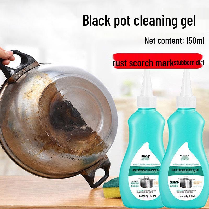 To Chi Black Pot Cleaner Gel: Removes Oil Stains from Stainless Steel Cookware.