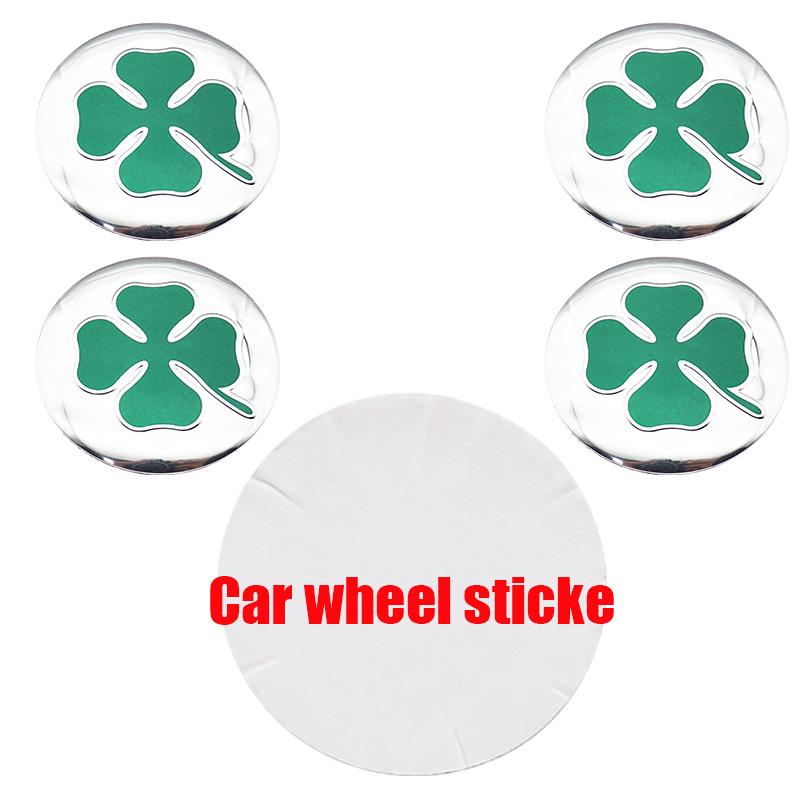 EHJPY1 4pcs 56mm 60mm 65mm alfa romeo 3D Car emblem Wheel Center Hub auto Rim refit dust-proof badge covers sticker styling accessories