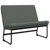 Bench in Dark Grey 100 x 75 x 76 cm Fabric