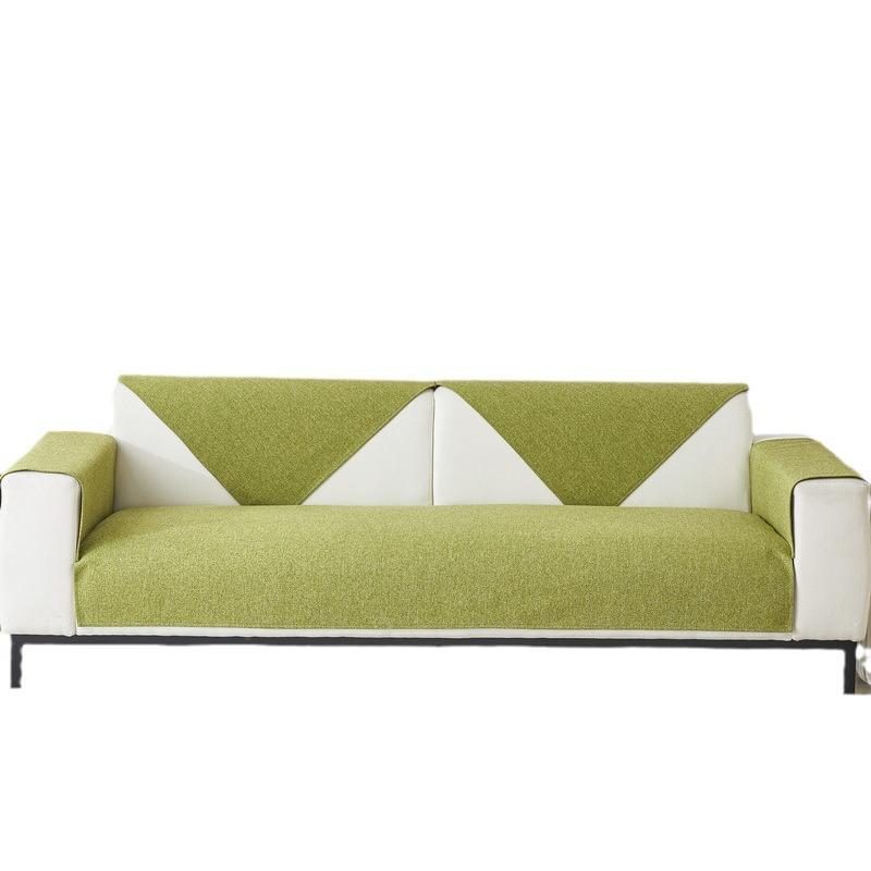 Fabric Sofa Cushion for All Seasons, Non-slip Solid Color Sofa Cushion, Simple Modern Sofa Cover, Backrest Cover, Cloth Towel