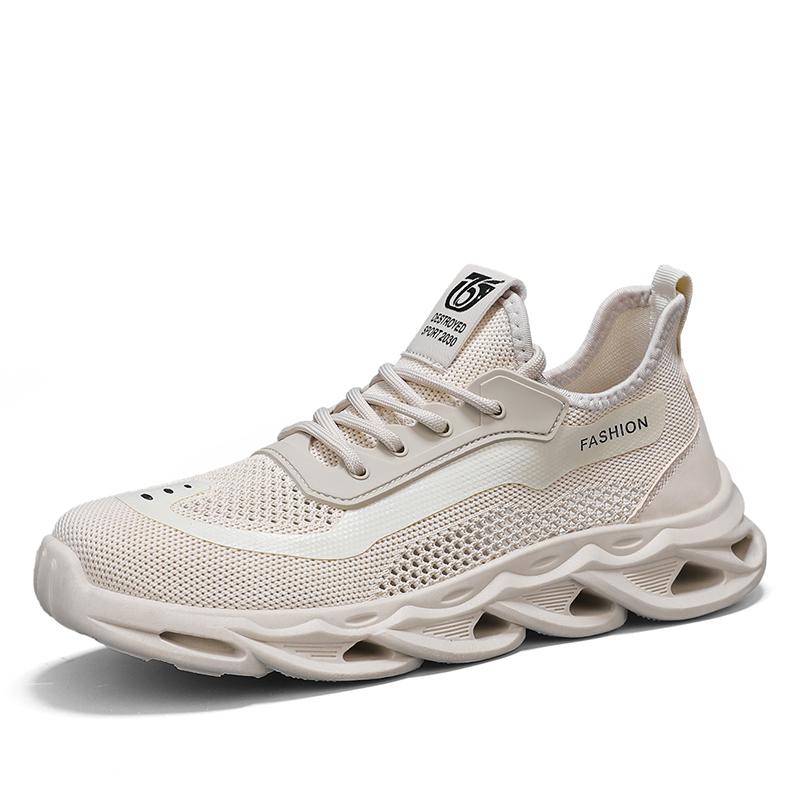 Herren Sportschuhe Sommer Neu Mesh Atmungsaktiv Niedrig geschnitten Lässige Sneaker Anti-Rutsch Stoßdämpfend Mode Streetwear Laufschuhe