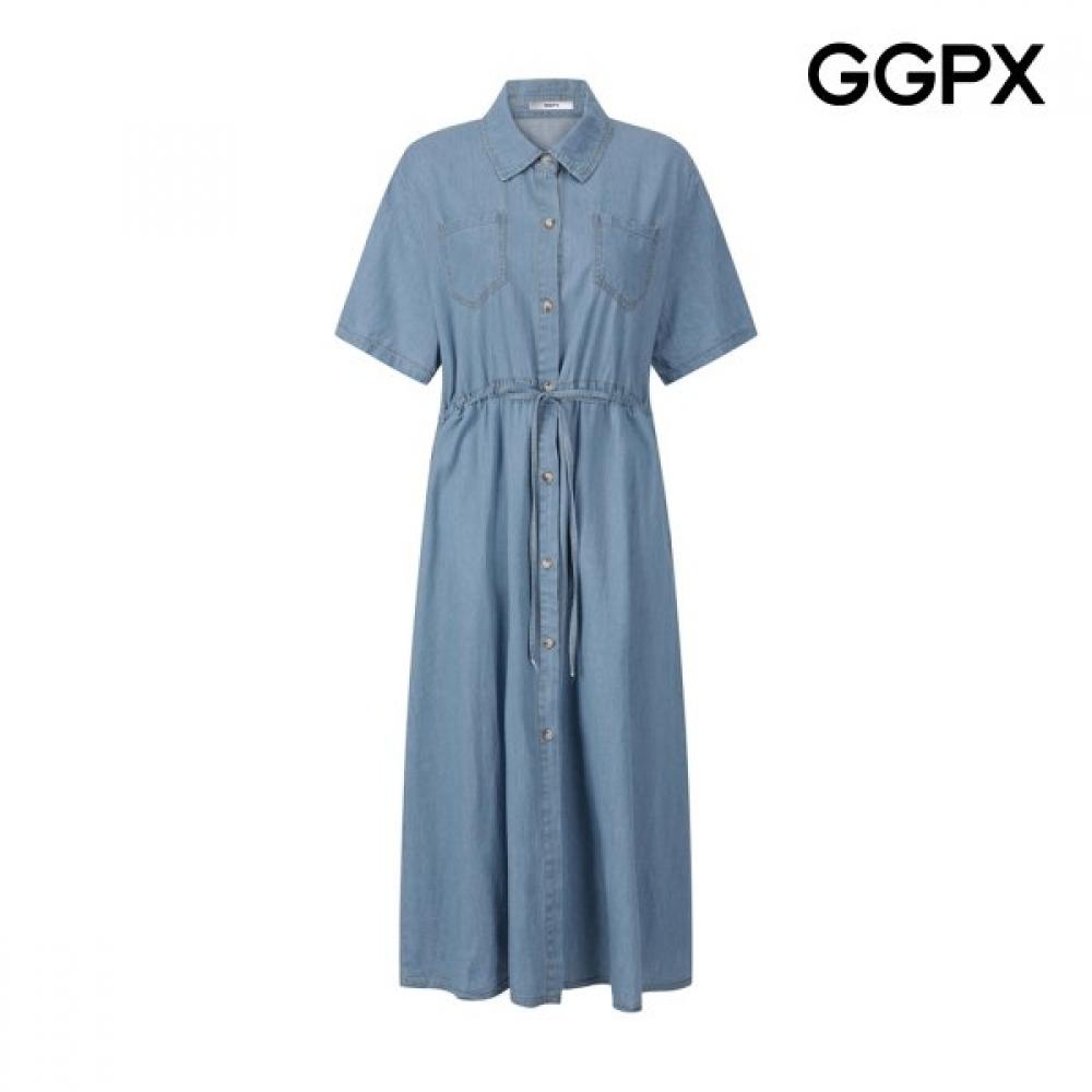 Ggpx New York Two Pocket Denim String Dress Gq6op007f Blue/F