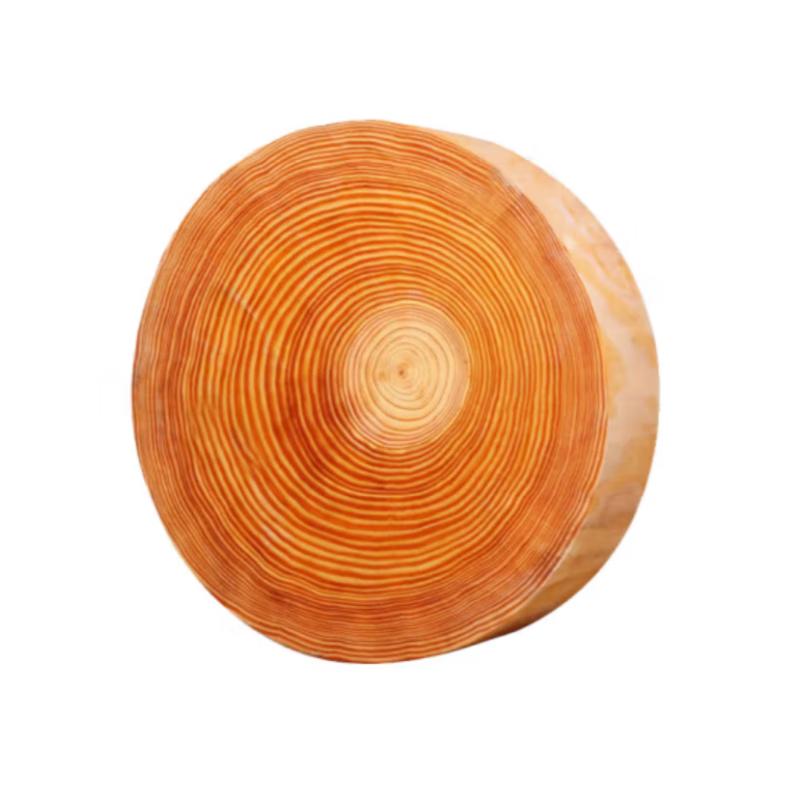 AMPEREX Round Solid Pine Wood Cutting Board
