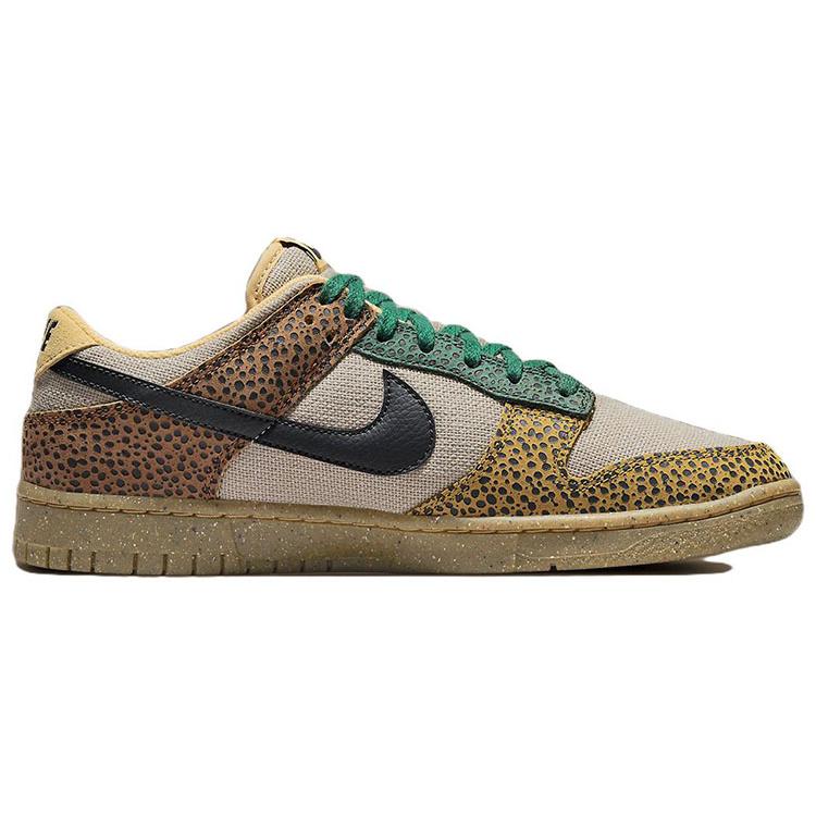 New Nike Dunk Low Safari Golden Moss DX2654-200
