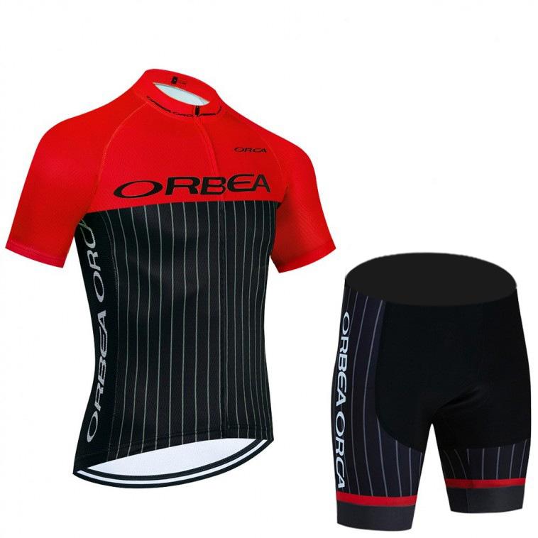 Cycling Short-sleeved Suit Men's Summer Road Cycling Suit Breathable and Quick-drying Mountain Overalls Cycling Pants Top