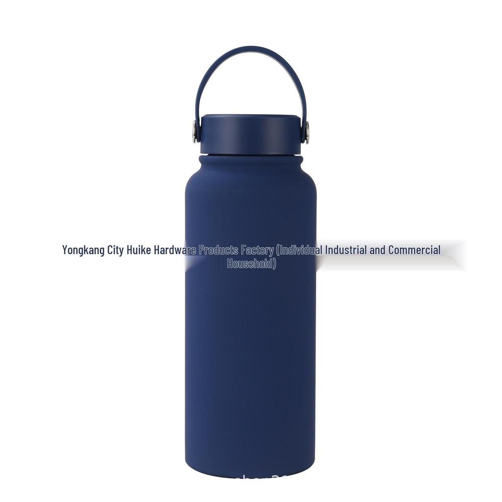 Insulated Stainless Steel Sports Water Bottle with Rubber Paint Finish for Outdoor Use