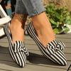 Damenschuhe im Sale 2025 Mode Vielseitige Damen-Ballerinas Komfort Flache Ballerinas Leichtgewichtiger Print Spitz Weiche Damenschuhe
