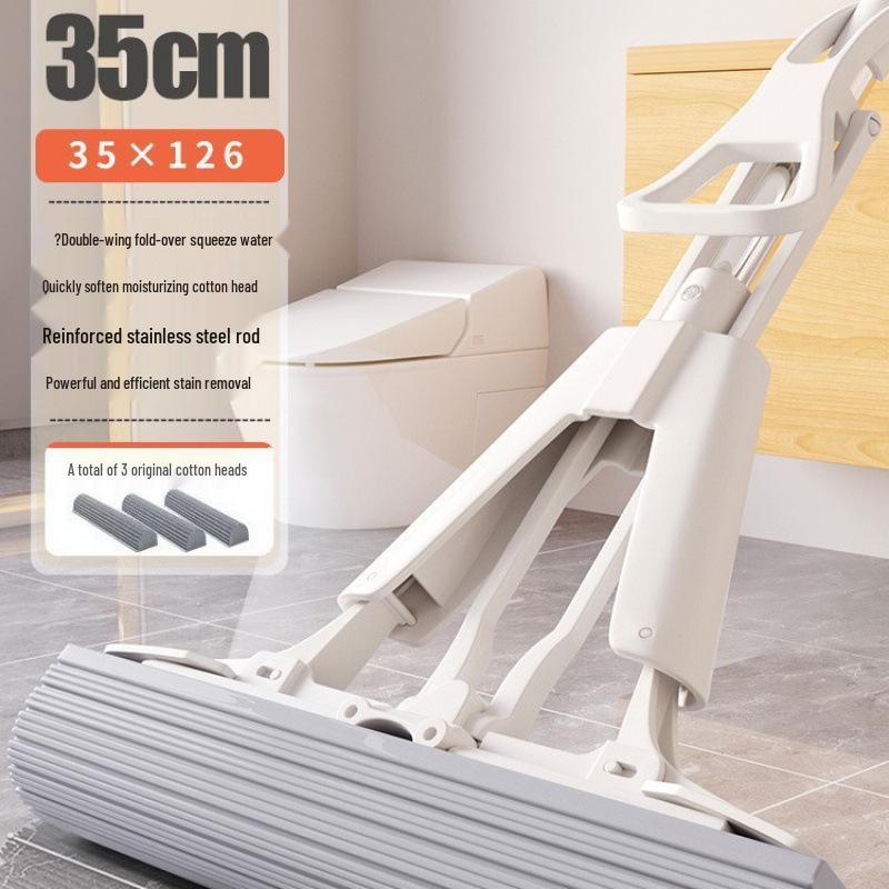 Large PVA Sponge Mop with Easy Squeeze and Water Absorbency