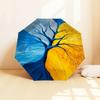1pc tree of life Pattern Umbrella  Automatic Opening and Closing Umbrella, High quality Umbrella, Ideal Gift for Her 254