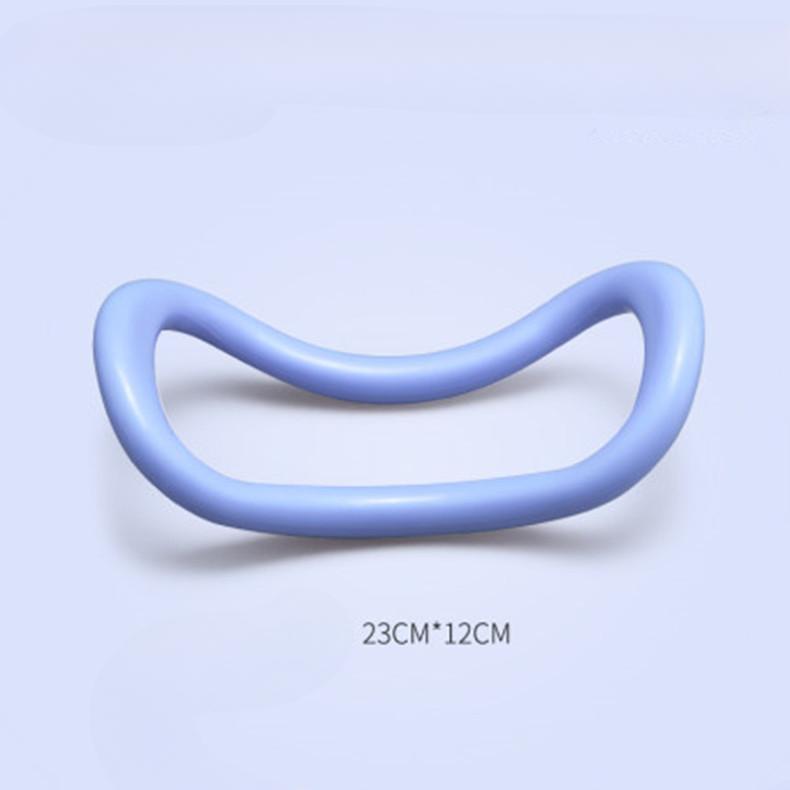 Pierścień do jogi w kolorze błyszczącego różu, pierścień do pilatesu, wielokolorowy pierścień do rozciągania otwartych ramion i powięzi pleców, pierścień do masażu jogi