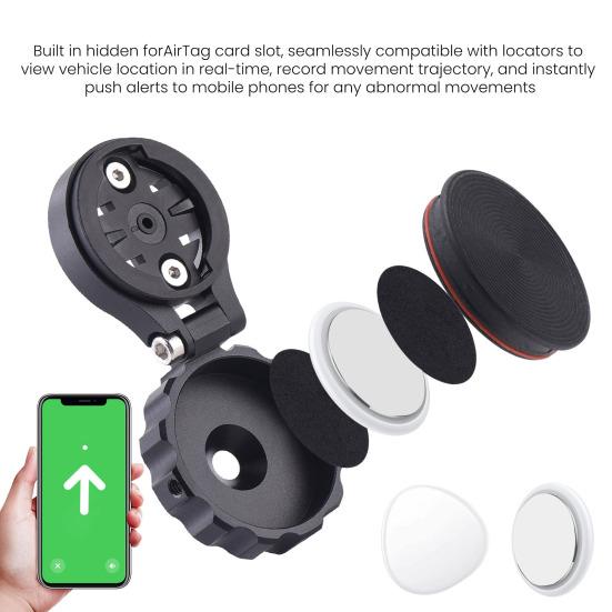 Horní kryt představce jízdního kola Držák na počítač pro lokátor AirTag Držák Horní kryt hlavového složení pro horské a silniční kolo Stojan na držák počítače