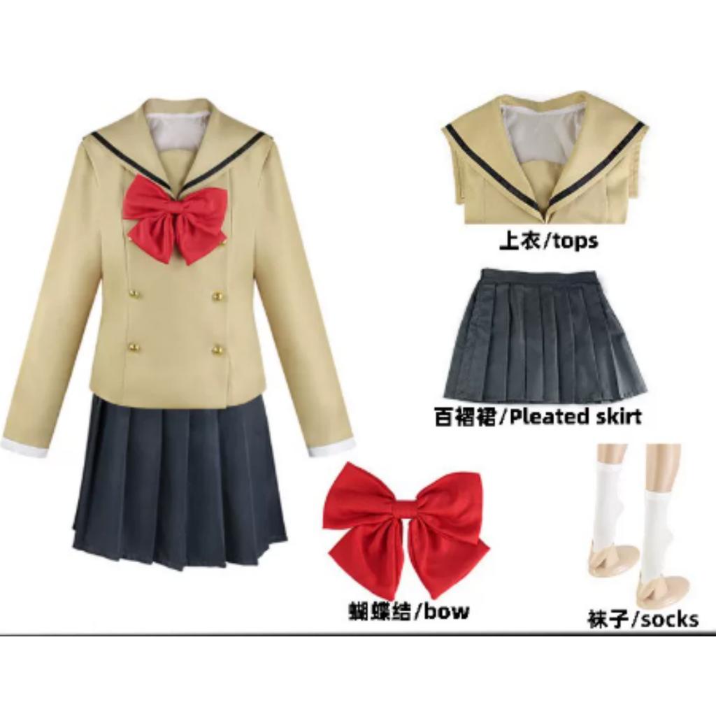 Hitori Bocchi The Rock Ryo Cosplay Gotou Cosplay Costume Anime Nijika IkuyoJK Uniform Pink Jacket