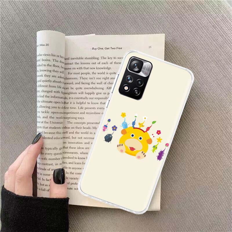 Game Pikmin 4 Phone Case For Redmi Note 13 12 Pro Plus 14 15 Pro 5G 11 11T 11E 11S 10 Pro 10S 9 9S Cover Cell Clear TPU Capa Cas