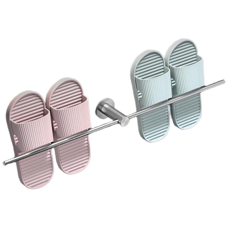 HANDUNYOU 304 Stainless Steel No-Drill Bathroom Slipper Rack