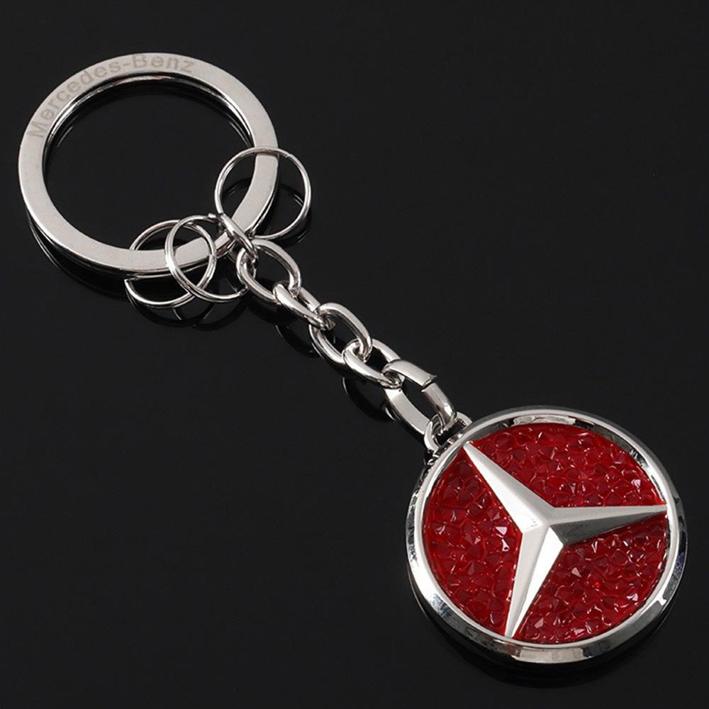 Pegatina de Coche Nuevo Llavero de Aleación de Zinc para Coche Colgante Anillo de Llave Regalos Para Mercedes Benz AMG Smart W176 W204 W203 W205 W212 W211 W124 CL
