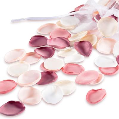 200pcs Simulated Silk Rose  Petals, Colored Lifelike Soft Artificial Petal, For Cake Dessert