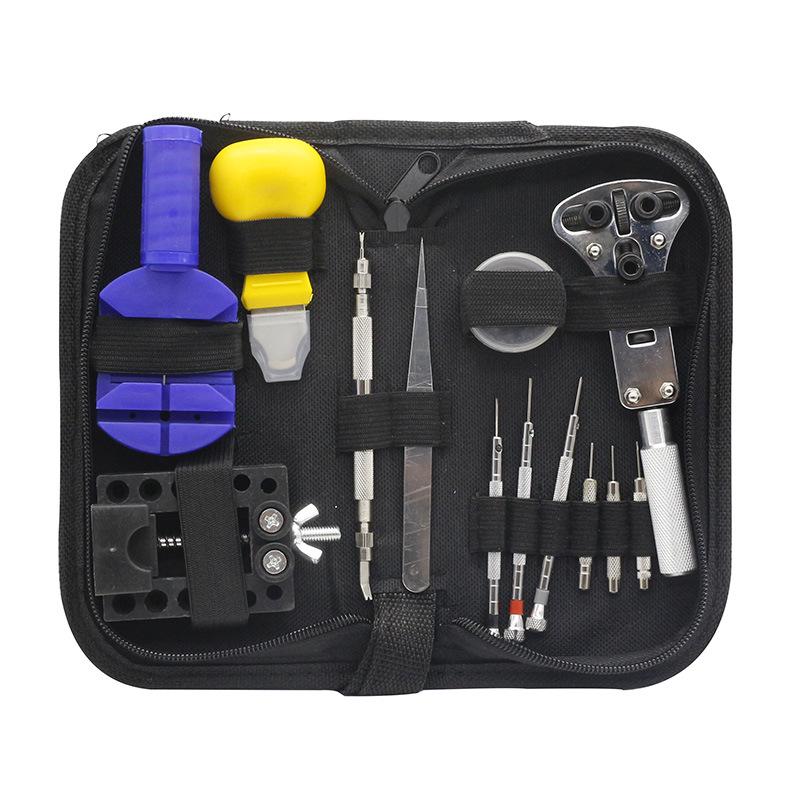 147-Piece Watch Repair Tool Set with Opener and Tool Bag