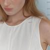 Elssibeui Stitched Pocket Mini Dress_Ivory