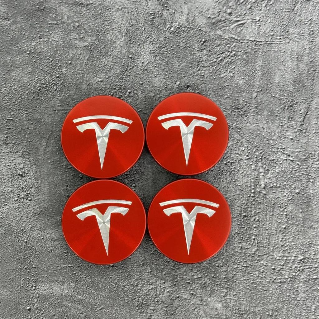 4pcs/set 56mm Tesla Model 3 Model Y Original Covers Hub Caps Wheel Center Caps for Tesla Model Y X S Original Auto Accessories
