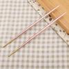 Rustless Steel Metal  Chopsticks Anti-slip Strip Food Chopsticks Dining Chopsticks  Hot Pot Use