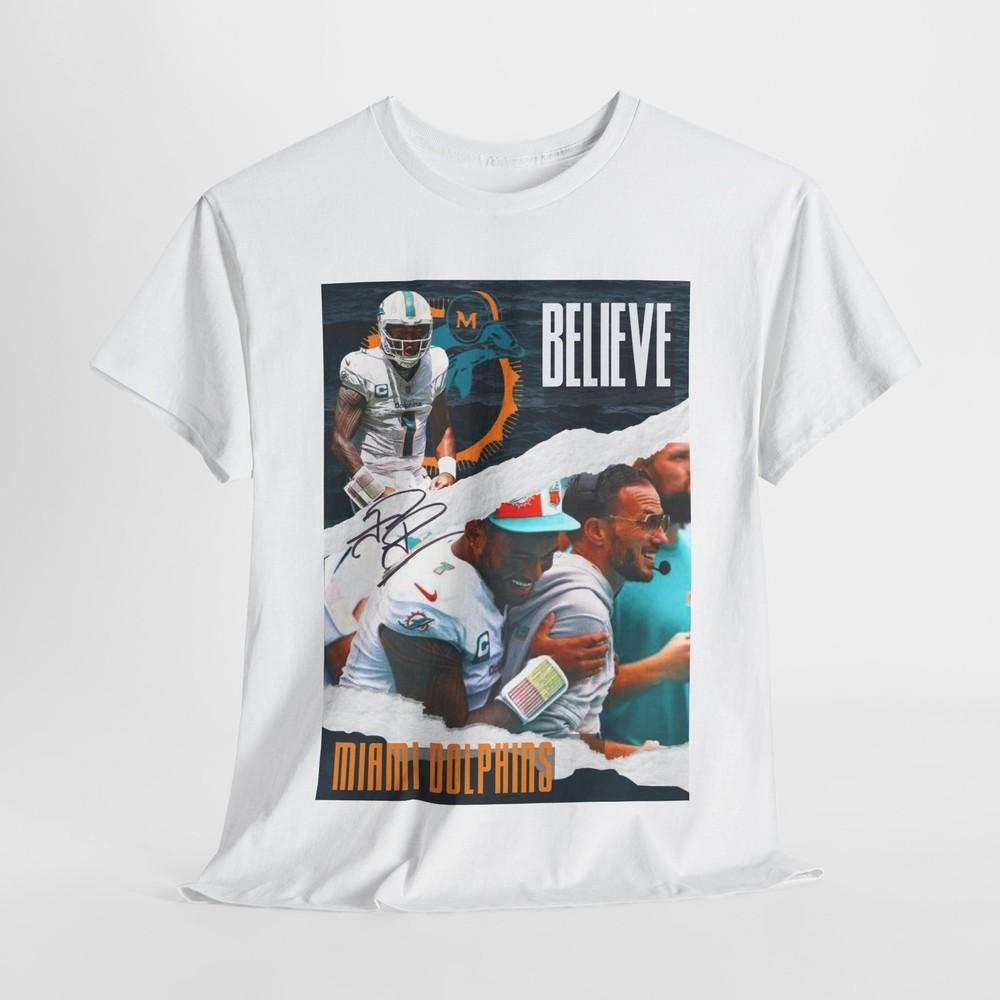 Майами Долфинс Туа Таговаилоя Фан Долфинс Спортивная Команда Унисекс Футболка из Плотного Хлопка Унисекс Футболка XXXL