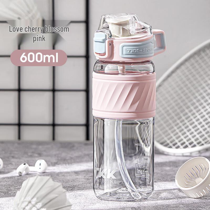 TKK Outdoor Portable Dual-Spout Sports Water Bottle
