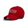 CASE A LOT Slogon Logo Ball Cap - Red