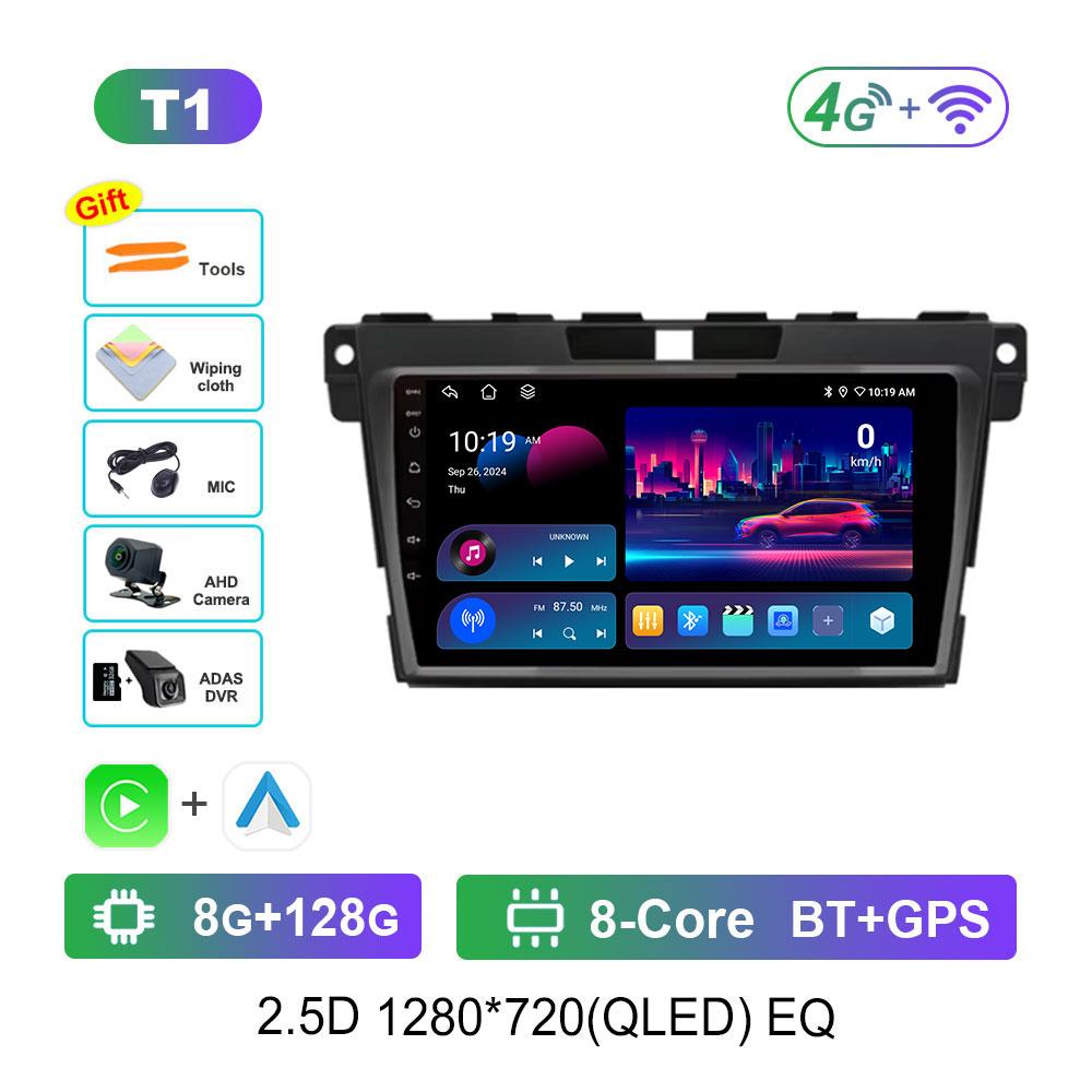 Car Video Multimedia Player DSP Stereo for Mazda CX-7 CX7 2007 - 2014 Android System GPS Navi WiFi IPS Screen 4G Bluetooth