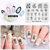 kads Blume 040 Blume Kaktus Sukkulenten Design Vorlage Nail Beauty Tools Nail Art Stamping Platten Nägel Stempelplatte