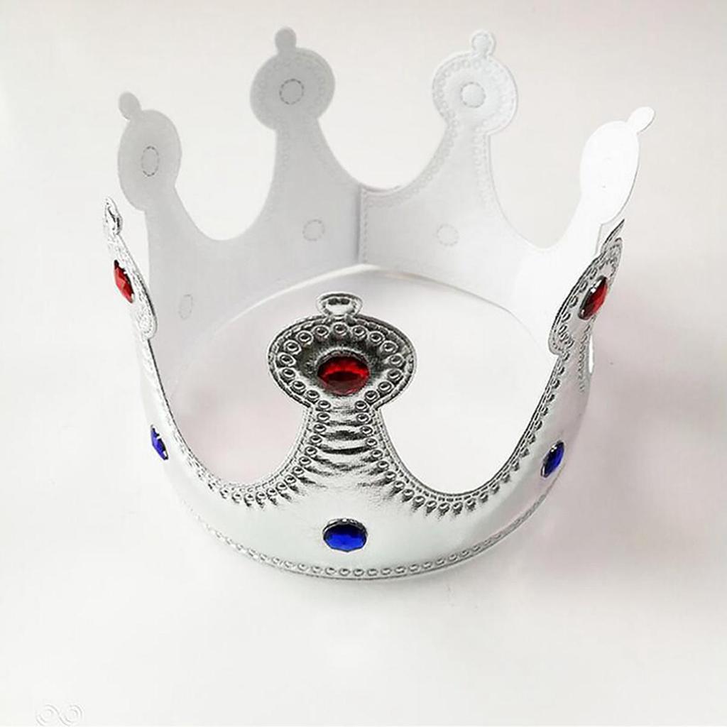 Halloween Royal Crown Bright Sequins Cloth Prince Princess Crown