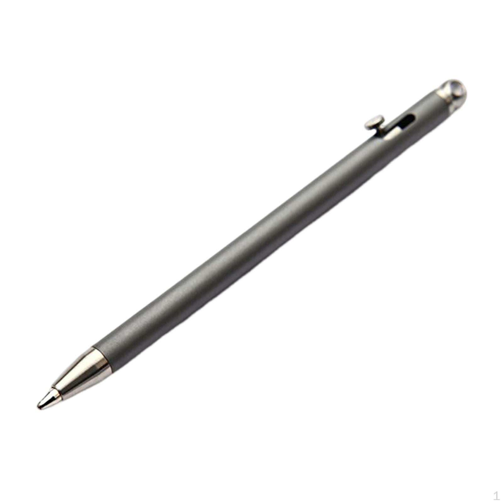 

Creative Mini Titanium Pen Birthday Gift Multitool Sturdy Pocket Ballpoint Writing B
