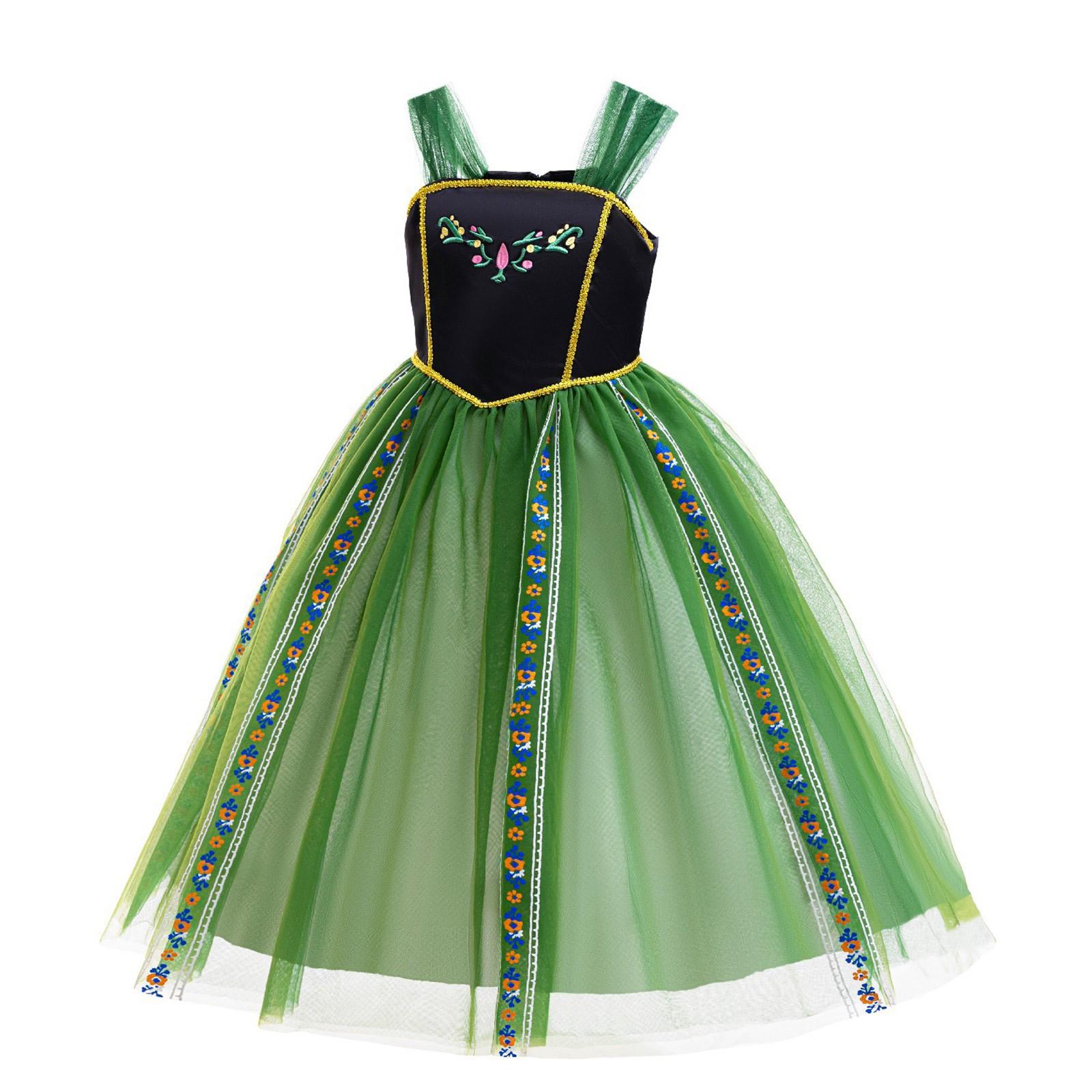 

Детские костюмы для косплея, платья для ролевых игр в стиле аниме, одежда для представлений, праздничные костюмы 100 зелёный