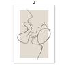 Modern Abstract Love Line Girl Body Flower Posters And Prints Canvas Painting Wall Art Pictures Living Room Home Decoration