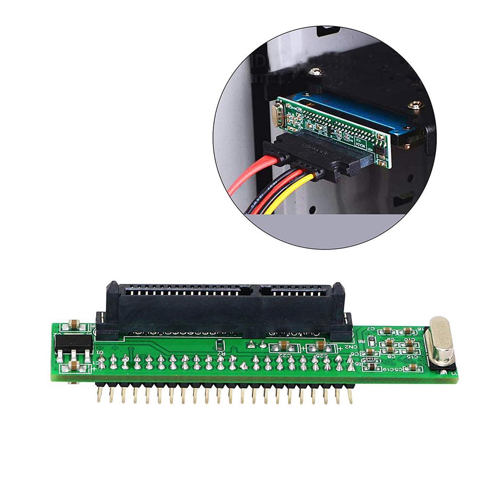 SinLoon SATA Female To Male IDE Adapter PC and Mac SATA Hard Drive Interface Adapter Blue IDE 44-Pin 2.5-inch (for Computers) (SATA F/2.5 44-Pin Male)