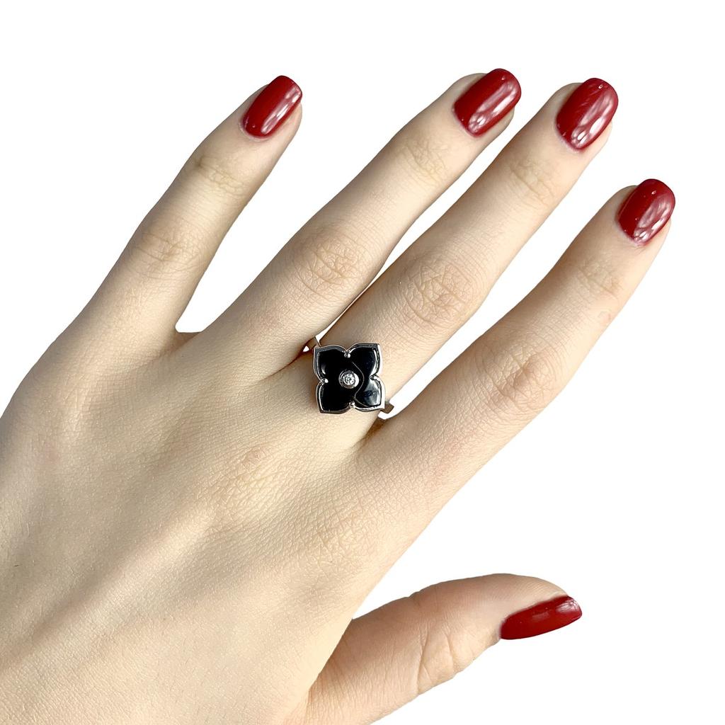 Silberring mit Keramik, Gewicht des Artikels 3,58 g (1982341)