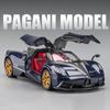 1/24 Pagani Huayra Dinastia Supercar Alloy Car Die-casting Model Sound and Light Car Model Toy Collection Children Gift