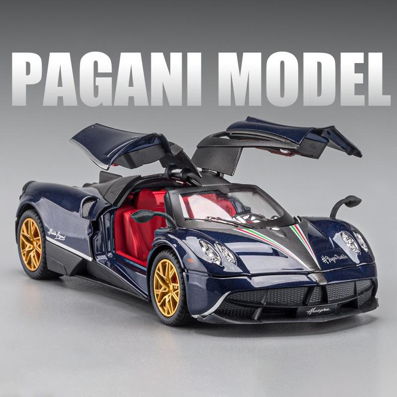 1/24 Pagani Huayra Dinastia Supercar Alloy Car Die-casting Model Sound and Light Car Model Toy Collection Children Gift