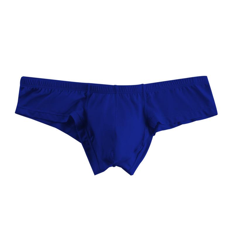Men Erotic Clothing Modal Men's Triangle Pants Solid Color Bikini Low Waist Hip Clip Non Marking Underwear Sports Comfort Breathable Pants Underwear