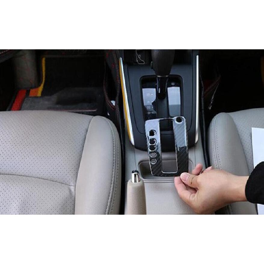 For Nissan Sentra 2013-2019 Real Carbon Fiber Center Console Gear Shift Panel