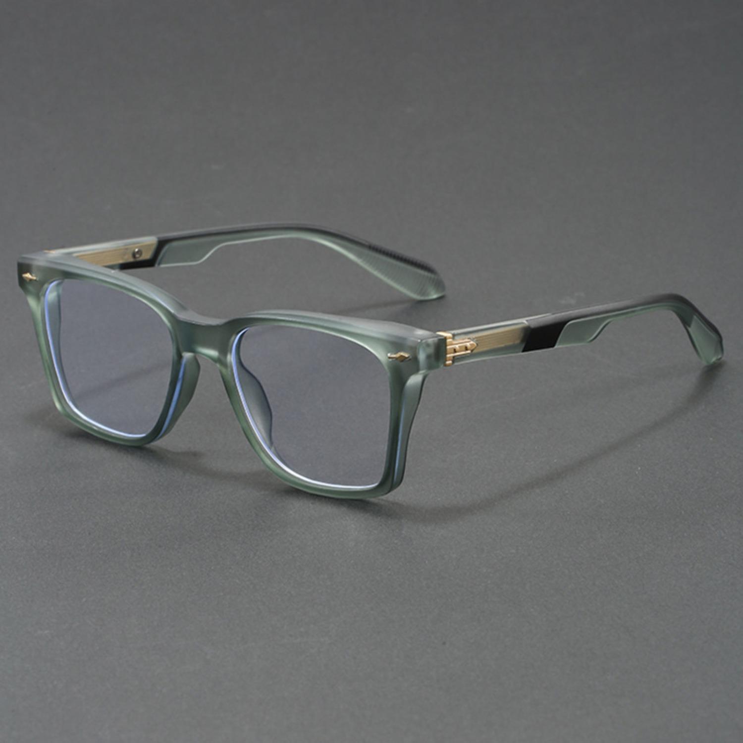 

Retro Gradient Rivet Punk Square Flat Mirrors Unisex Popular Outdoor Driving Luxury Brand Designer Stylish Glasses for Women